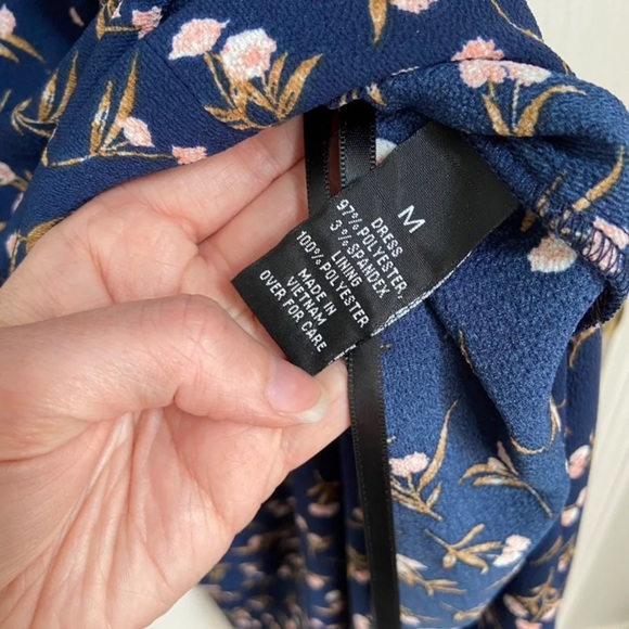 iZ Byer Navy Floral Maxi Dress - Picture 7 of 8